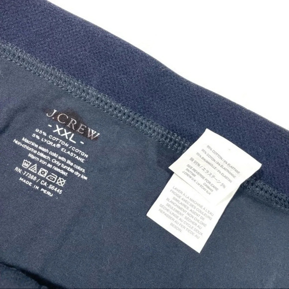 NWOT J Crew Mens Stretch Knit Trunk XXL Navy - Picture 4 of 4